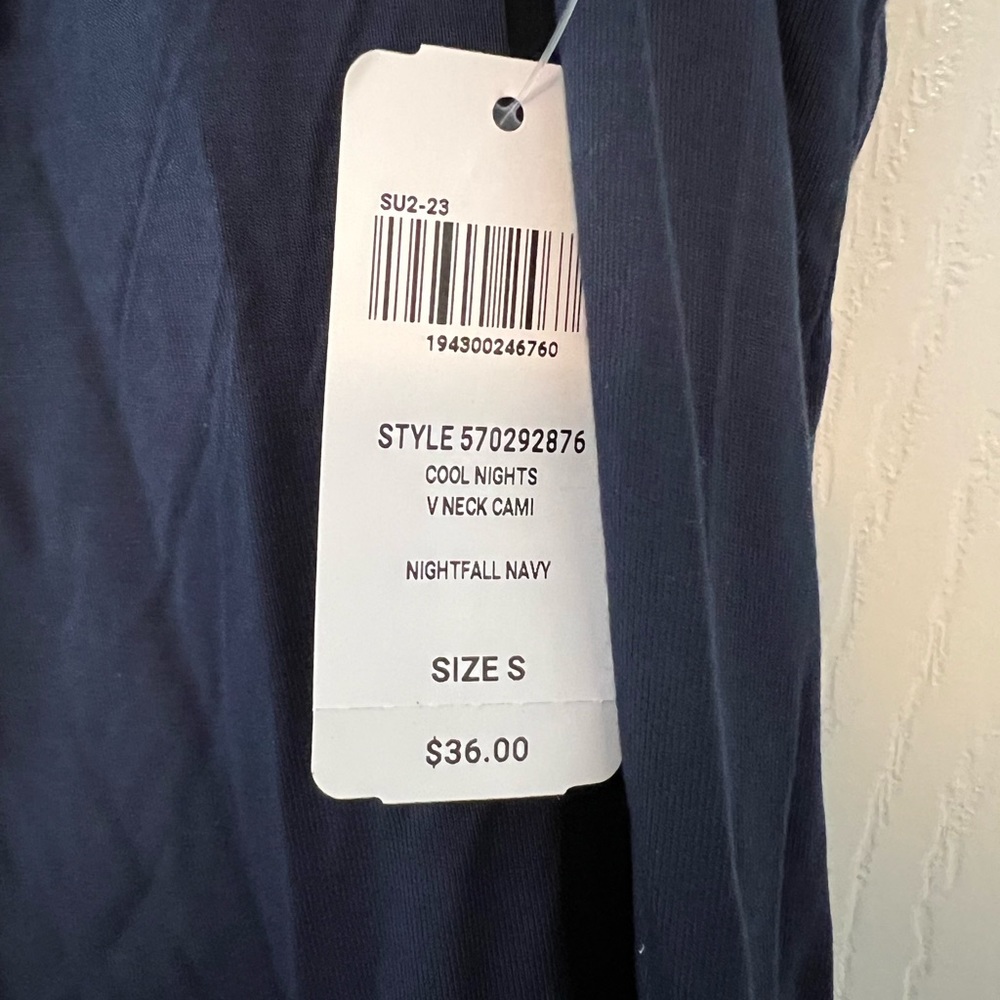 NWT Soma Cool Nights v-neck cami